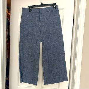 Ann Taylor Wide Leg Crop Pants